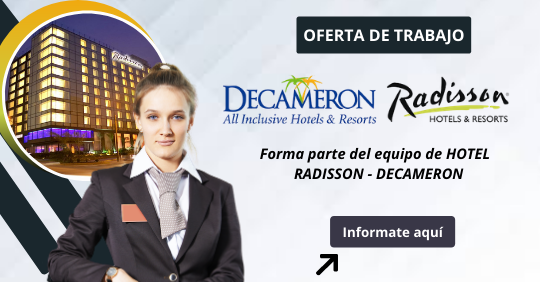 EMPLEOS EN HOTELES, EMPLEOS EN DECAMERUN. EMPLEOS PARA RECEPCIONISTAS