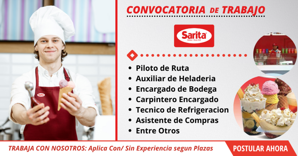 heladerias_sarita, helados sarita, trabaja en heladeria sarita, empleos en heladeria sarita, ofertas de heladeria sarita guatemala