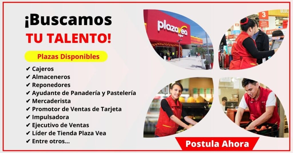 EMPLEOS EN PLAZA VEA, TRABAJOS EN PLAZA VEA, PORTAL DE TRABAJO PLAZA VEA
