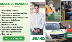 CONVOCATORIA DE TRABAJO RANSA COMERCIAL, EMPLEOS EN RANSA