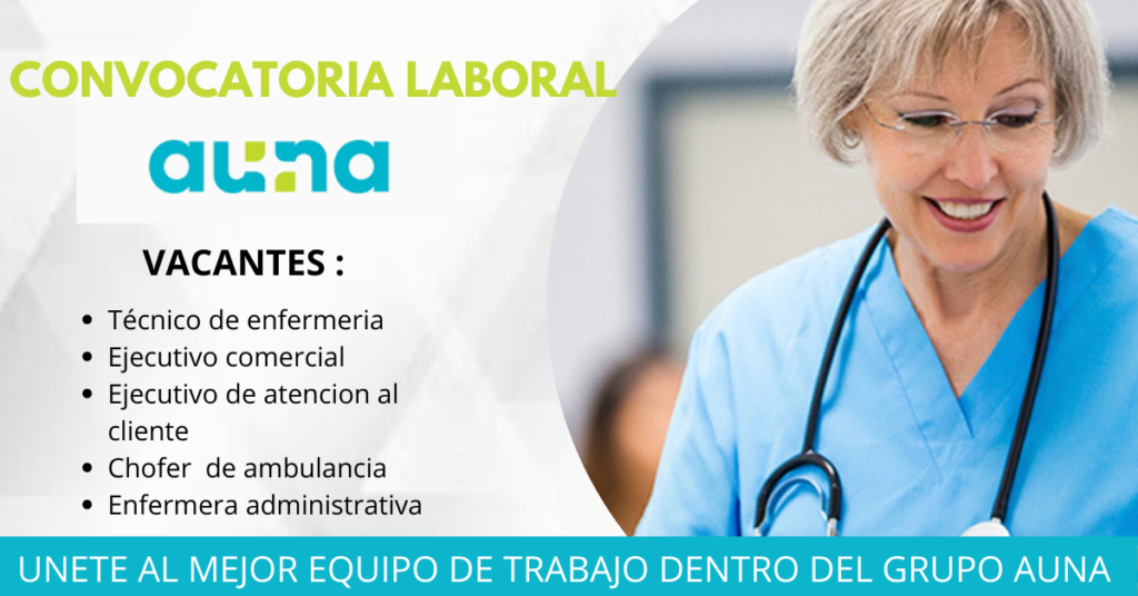 CONVOCATORIA GRUPO AUNA
