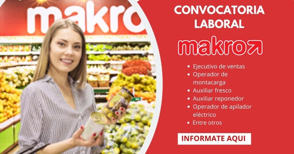 CONVOCATORIA MAKRO