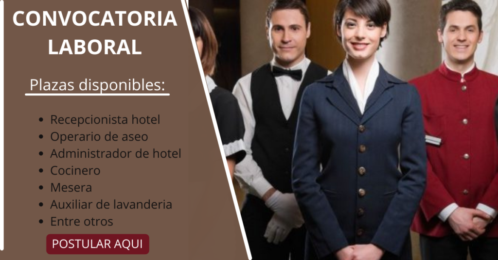CONVOCATORIA EN HOTELES