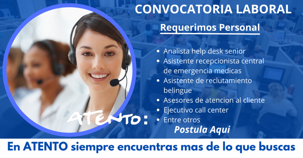 CONVOCATORIA DE ATENTO