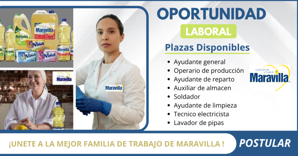 CONVOCATORIA DE MARAVILLA