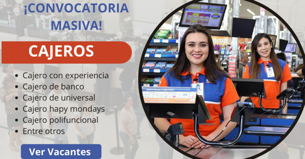 CONVOCATORIA DE TRABAJO DE CAJEROS