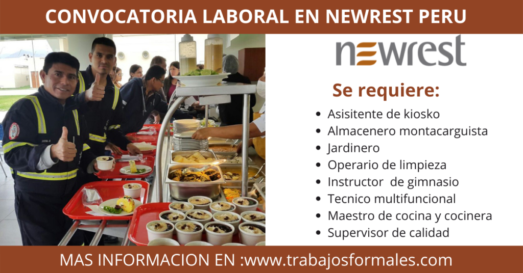 CONVOCATORIA DE NEWREST