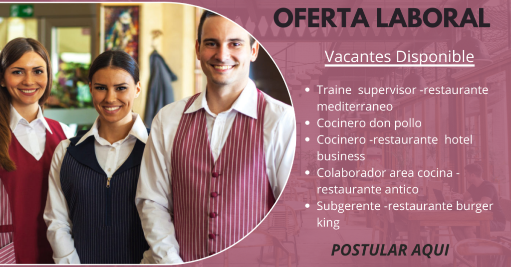 CONVOCATORIA EN RESTAURANTES