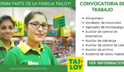 CONVOCATORIA DE TAILOY